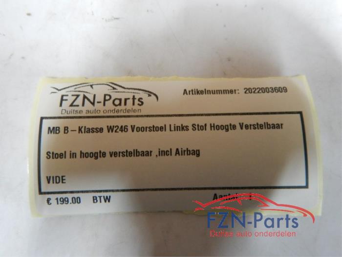 Stoel links Mercedes B-Klasse (22740075)