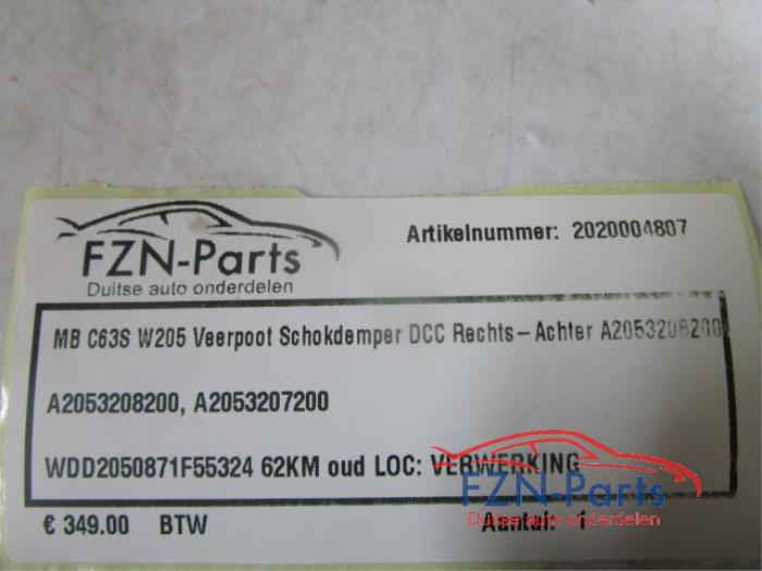 Schokdemper rechts-achter Mercedes C-Klasse (22744028)