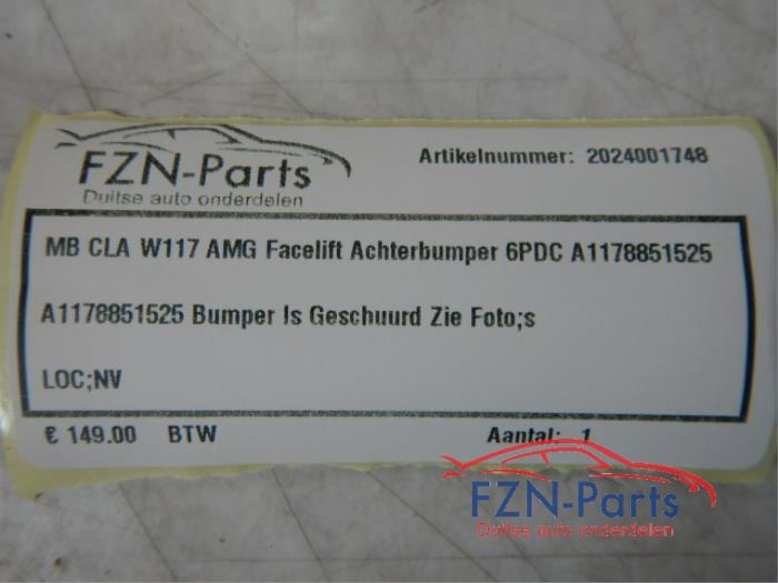 Mercedes-Benz CLA W117 AMG Facelift Achterbumper 6PDC