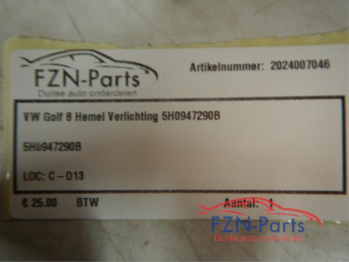 VW Golf 8 Hemel Verlichting