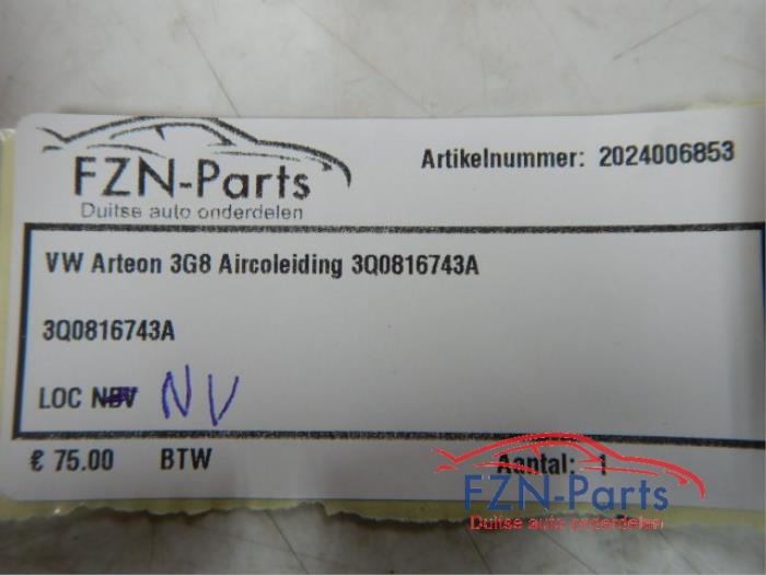 VW Arteon 3G8 Aircoleiding