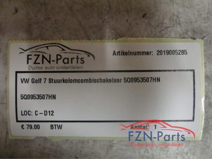 Combischakelaar Stuurkolom Volkswagen Golf (22733308)