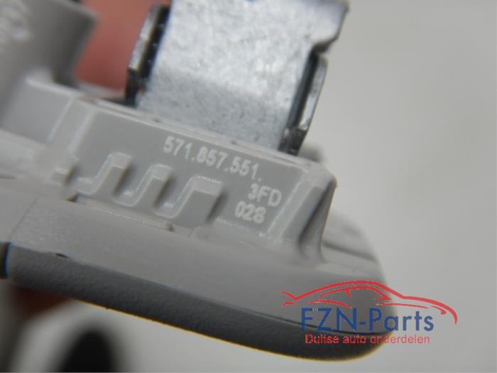 VW Tiguan 571 Zonneklep Links Wit