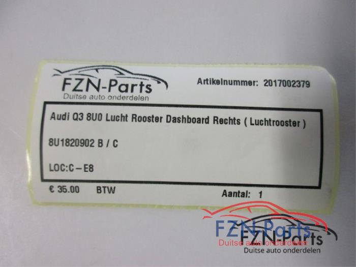 Luchtrooster Dashboard Audi Q3 (22736008)