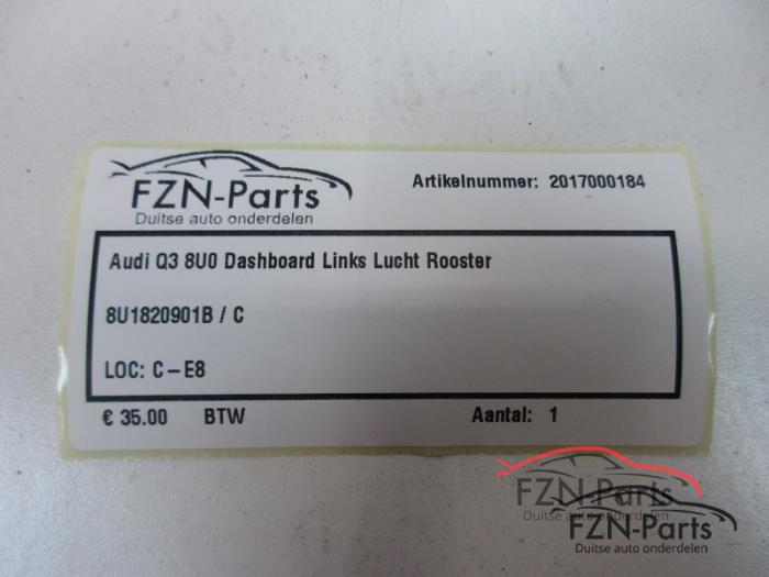 Luchtrooster Dashboard Audi Q3 (22735890)
