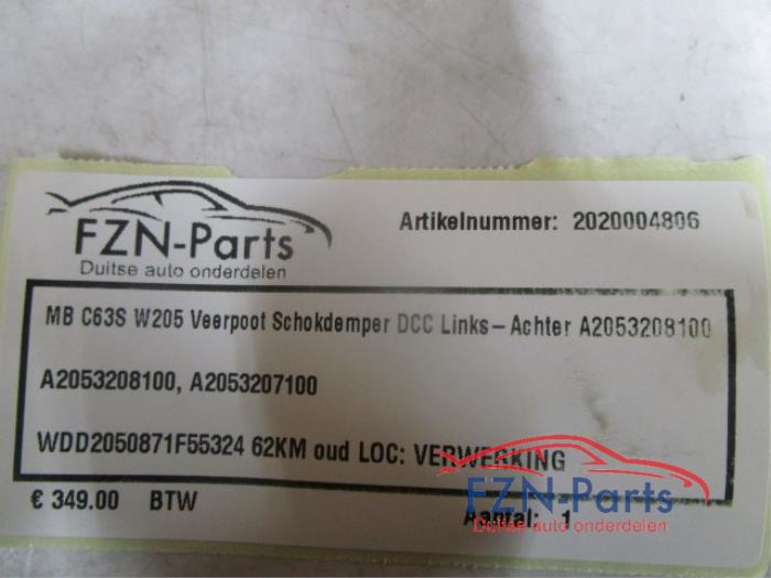 Schokdemperpoot links-achter Mercedes C-Klasse (22738141)