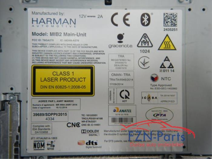 VW Tiguan 5NA Discover Pro Media Unit