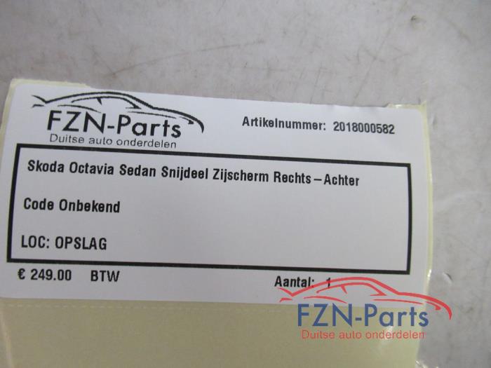 Snijdeel achter Skoda Octavia (22739858)