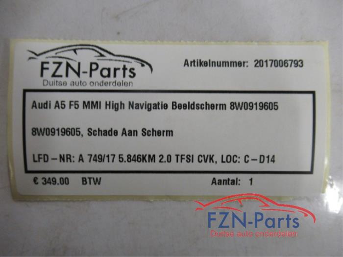 Navigatie Display Audi A5 (22740050)