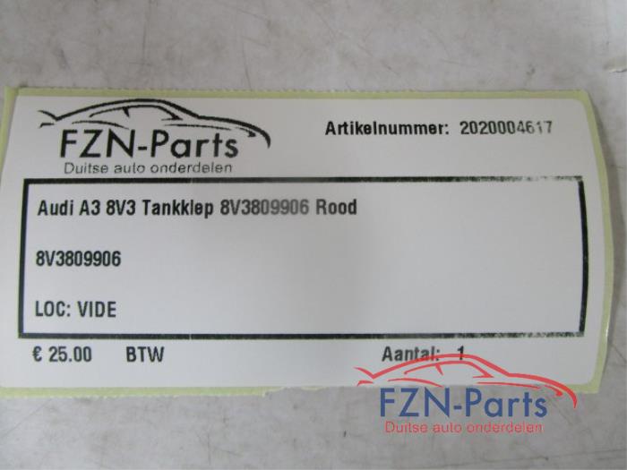 Audi A3 8V3 Tankklep Rood