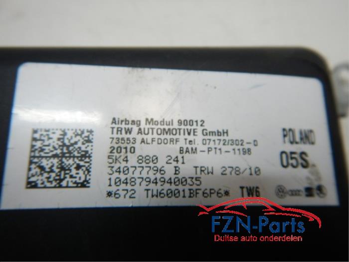 Airbag stoel (zitplaats) Volkswagen Golf (22730679)