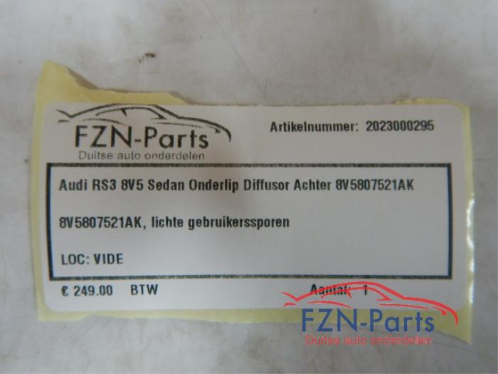 Diffuser achterbumper Audi A3 (22742443)