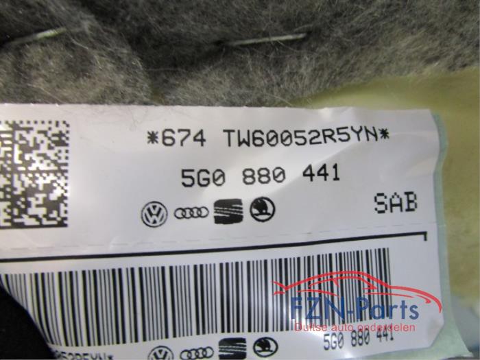 VW Golf 7 Zijdeel Achterbank Leer Links (Kussentjes)