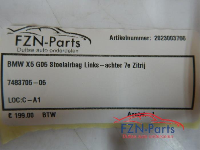 Airbag stoel (zitplaats) BMW Diversen (22730692)