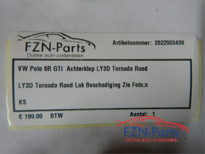 VW Polo 6R GTI Achterklep