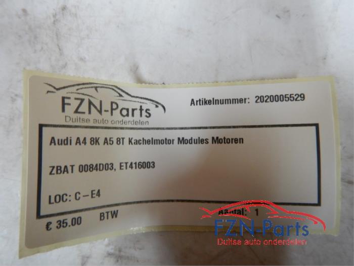 Kachelklep Motor Audi A5 (22743926)