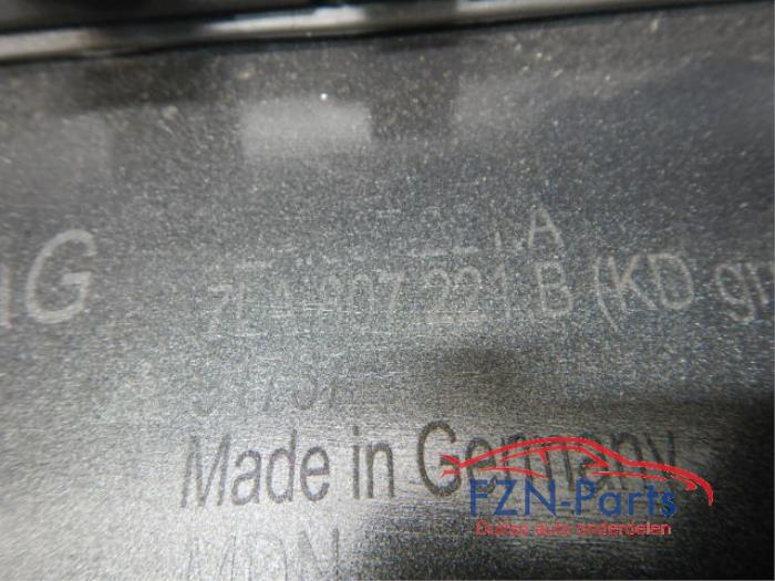 VW Transporter T6.1 Voorbumper Hoogglans Inleg LR7H 7LA807221B