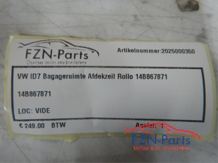 VW ID7 Bagageruimte Afdekzeil Rollo
