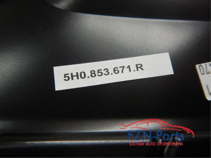 VW Golf 8.5 Facelift R-Line Voorbumper Inleg Rooster Hoogglans