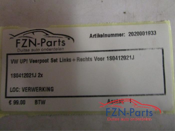 VW UP! Veerpoot Veerpoten Schokdemper Set Links + Rechts Voor