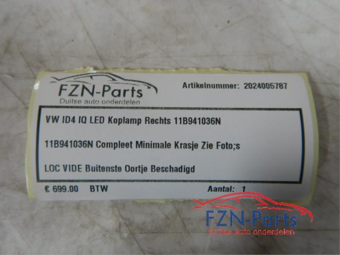 VW ID4 IQ-Led Koplamp Rechts