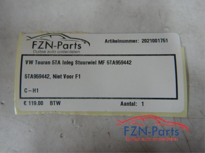 VW Touran 5TA Inleg Stuurwiel MF