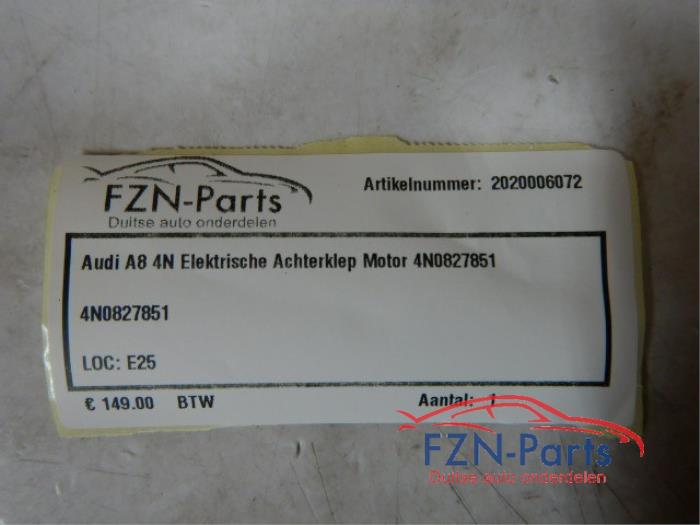Achterklep motor Audi A8 (22738678)