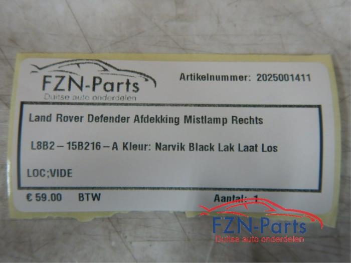 Afdekplaat diversen Landrover Defender (22738347)