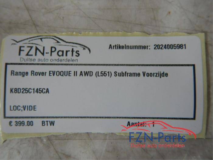 Subframe Landrover Evoque (22726166)