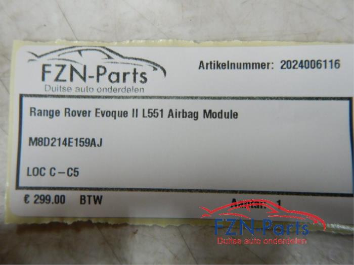 Airbag Module Landrover Evoque (22730620)