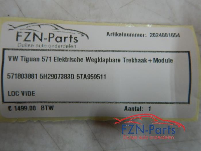 Trekhaak Volkswagen Tiguan (22728133)