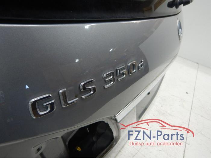 Mercedes-Benz X166 GLS GL-Klasse Achterklep Palladiumsilber 9792