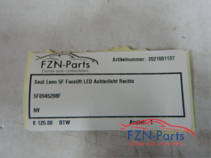 Achterlicht rechts Seat Leon (22725596)