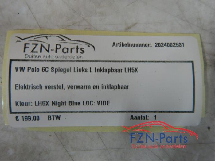 Buitenspiegel links Volkswagen Polo (22725677)
