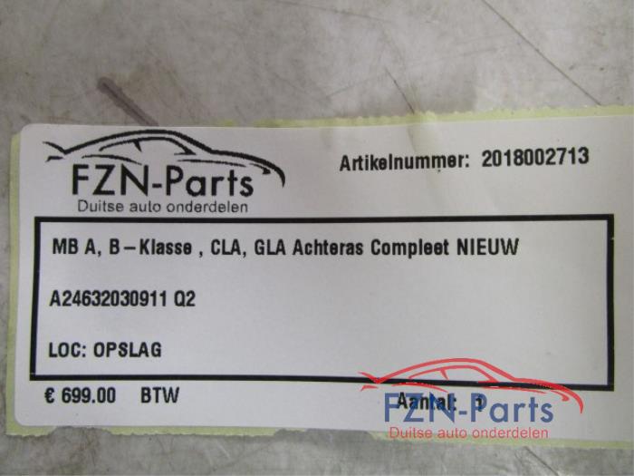 Achteras voorwielaandrijving Mercedes B-Klasse (22741374)