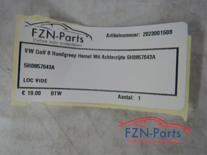Handgreep Volkswagen Golf (22744390)