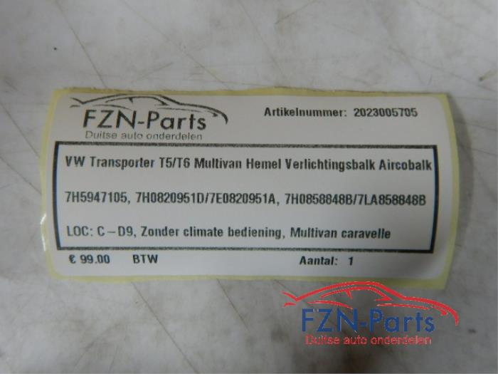 Middenconsoles Volkswagen Transporter (22743005)