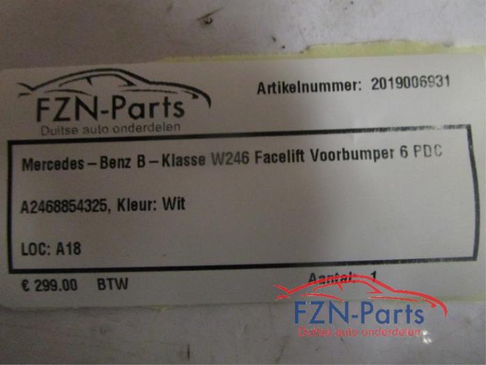 Mercedes-Benz B-Klasse W246 Facelift Voorbumper 6PDC