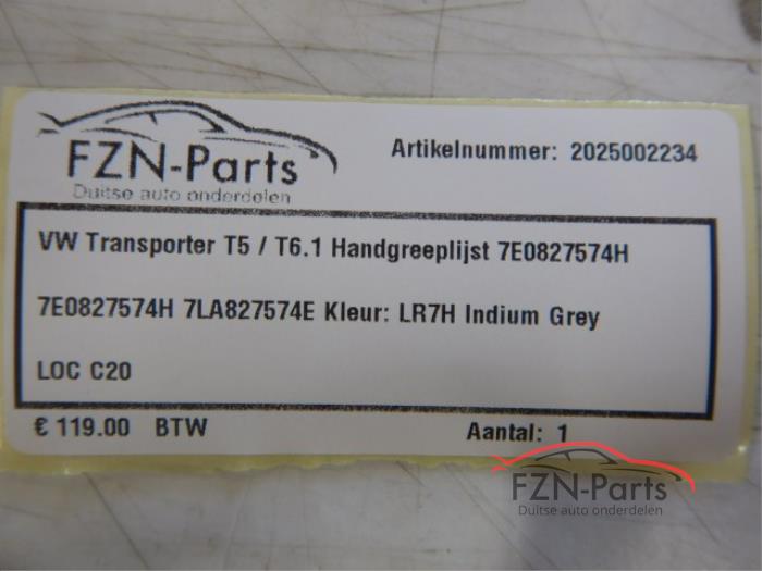 VW Transporter T5/T6.1 Handgreeplijst