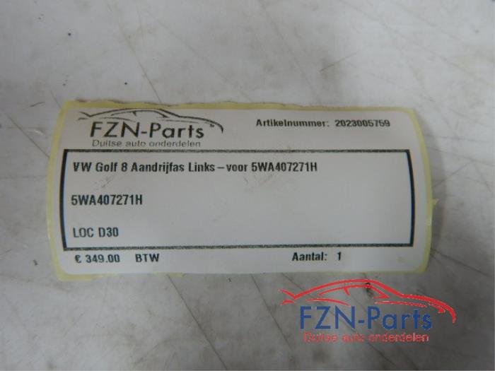 VW Golf 8 Aandrijfas Links-voor