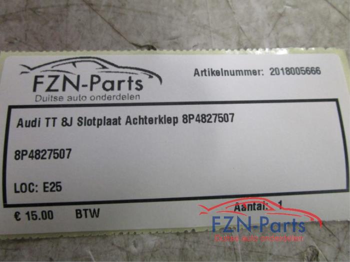 Slotplaat voor Audi TT (22743492)