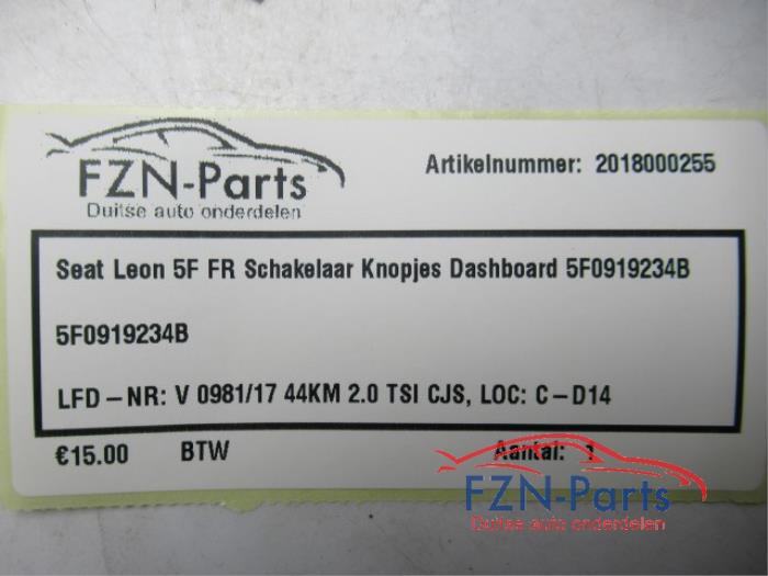 Middenconsoles Seat Leon (22740066)