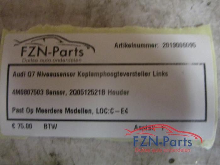 Koplamphoogte postitiesensor Audi Q7 (22735380)