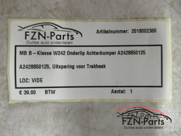 Diffuser achterbumper Mercedes B-Klasse (22741104)