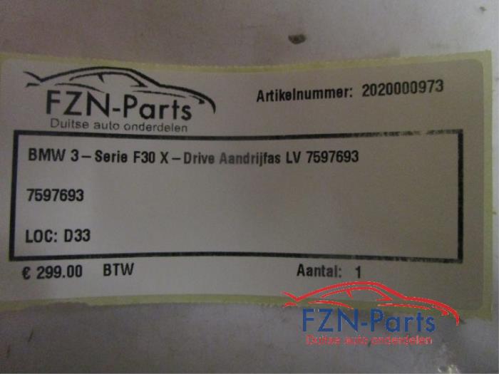 Aandrijfas links-voor BMW 3-Serie (22724937)