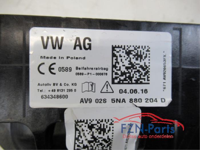 Airbag set + dashboard Volkswagen Touran (22727735)