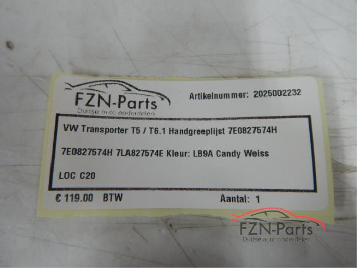 Handgreep Volkswagen Transporter (22738598)