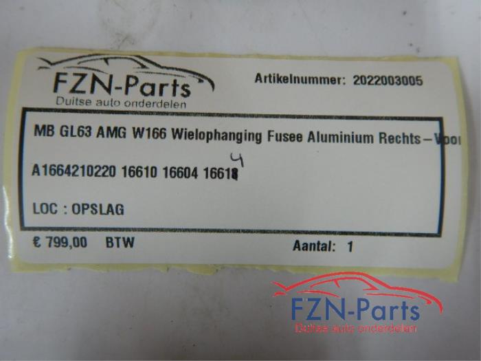 Wielophanging rechts-voor Mercedes GLE (22729703)