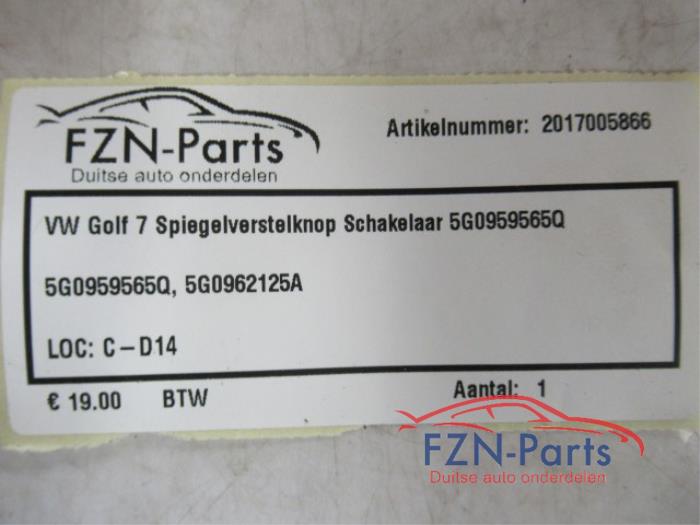 Spiegel Schakelaar Volkswagen Golf (22745074)