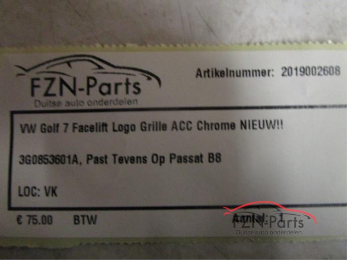 Embleem Volkswagen Golf (22846346)